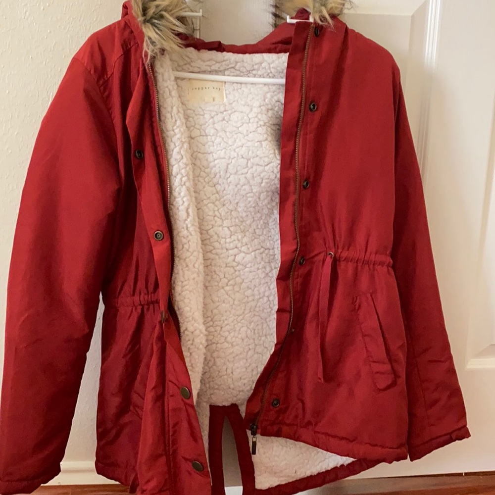 Copper Key Puffer Jacket